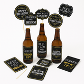 "Better with Age" Beer-Themed Birthday Table Decorating Kit